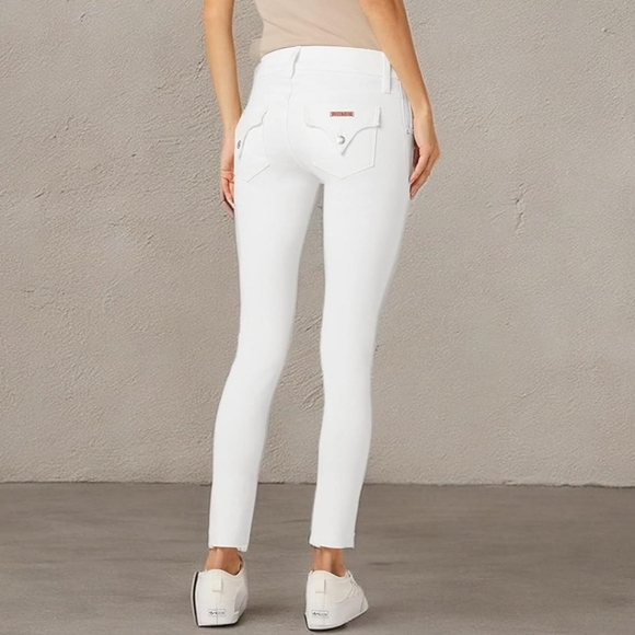 HUDSON Women's Collin Mid Rise Straight Crop Jeans - Picture 1 of 5